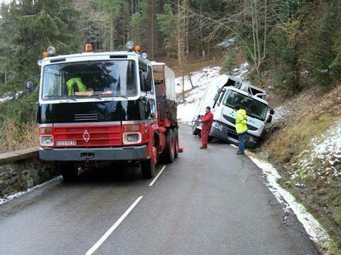 Intervention dépanneur sur route Le Touvet